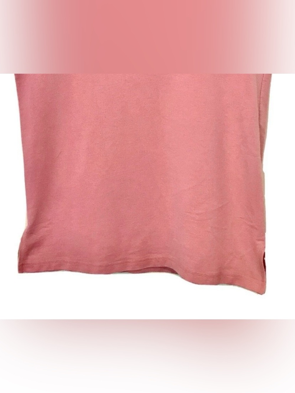 St. Johns Bay Vintage 1990’s Womens S Embroidered Salmon Short Sleeve Tunic Top - Picture 5 of 9